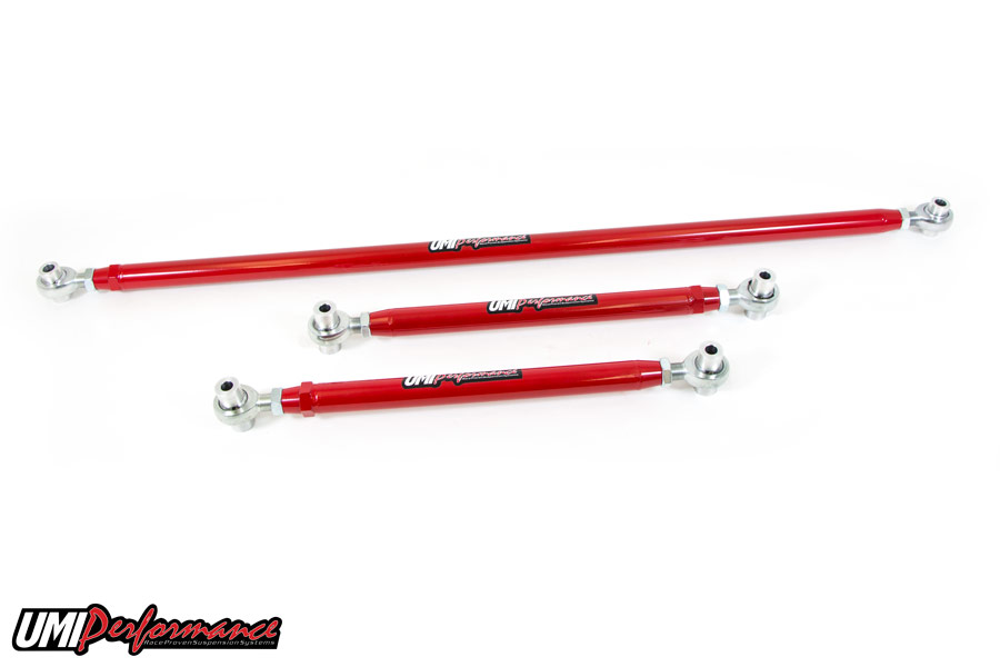 UMI Performance 05-14 Ford Mustang Double Adjustable Panhard Bar Chromoly Black